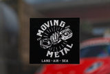 "Moving Metal" Decal - Bullet Motorsports